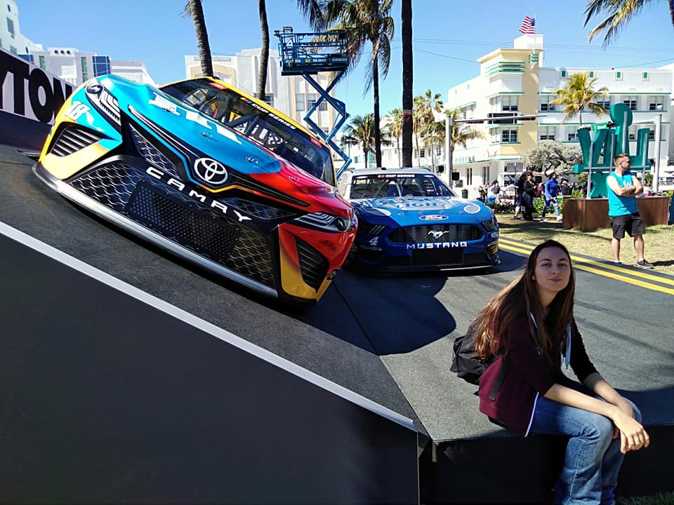 Floride, Miami, exposition de véhicule Nascar - Made in USA
